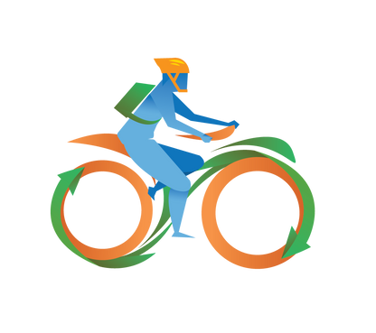 Collecte à vélo